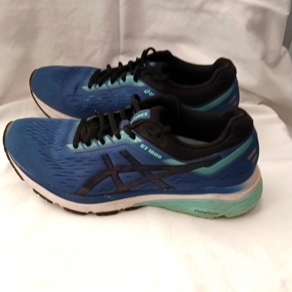 Asics Blue Running Shoes Women's Size 7.5 - Picture 1 of 4